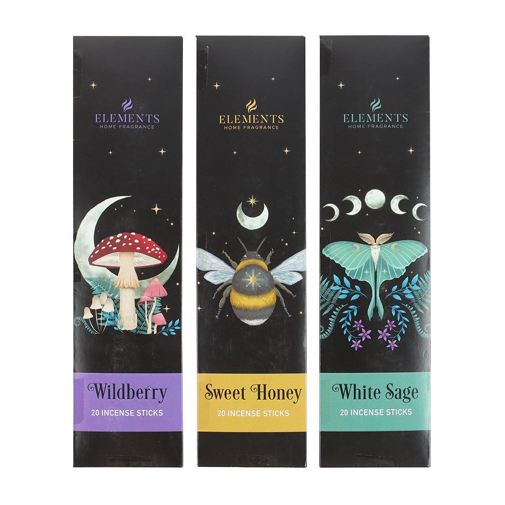 Something Different - Set of 3 Dark Forest Incense Stick Packs Wierookstokjes - Multicolours